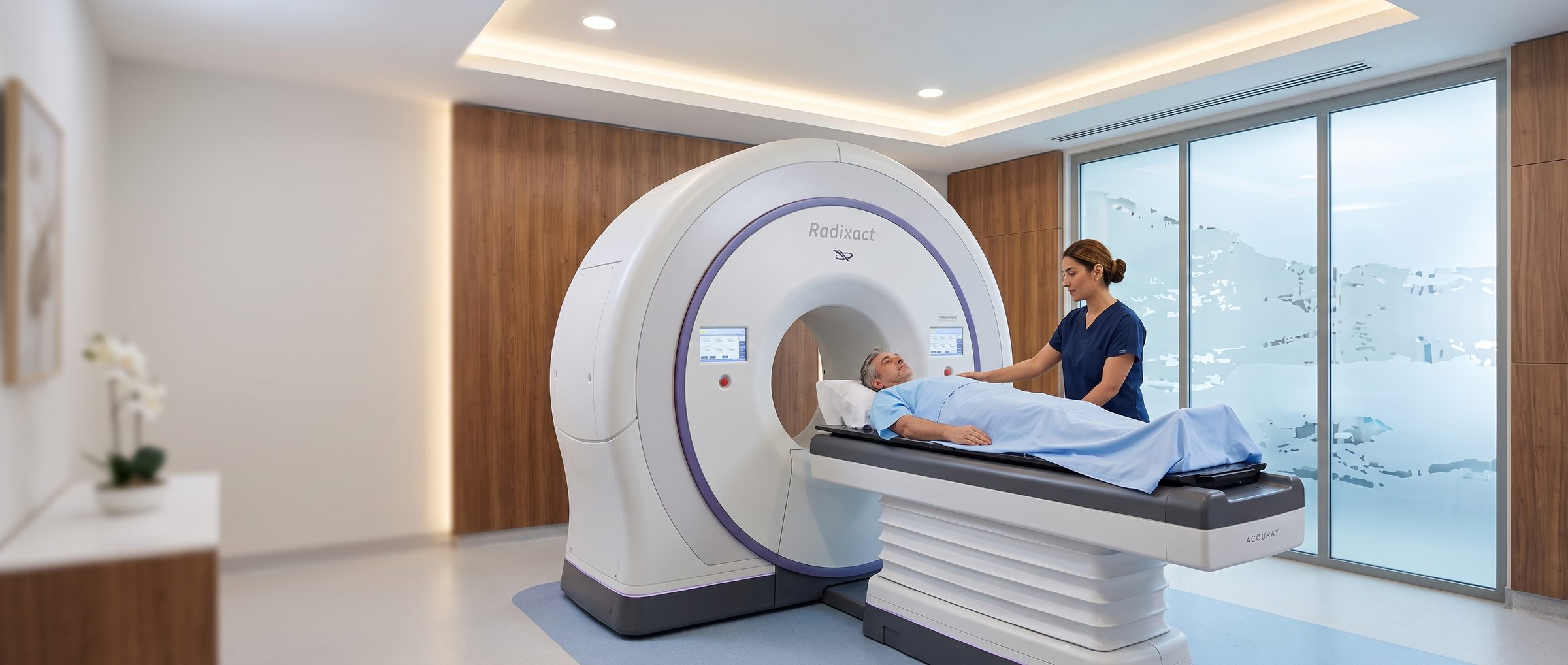 Pacijent i medicinska sestra u Anadolu Medical Center