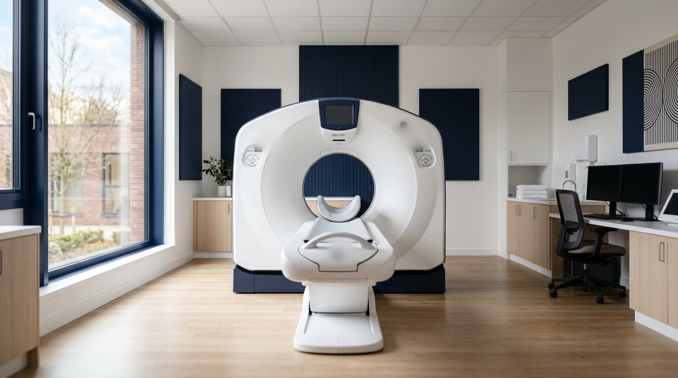 Savremeni PET/CT skener u bolničkoj prostoriji