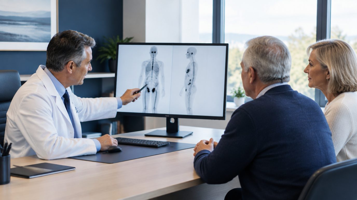 Urolog objašnjava nalaz PSMA PET/CT pregleda pacijentu i supruzi